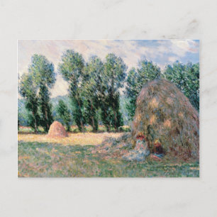 Cartão Postal De Festividades Claude Monet - Haystacks
