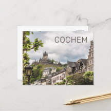 Cochem Moselle Panorama Alemanha Souvenir