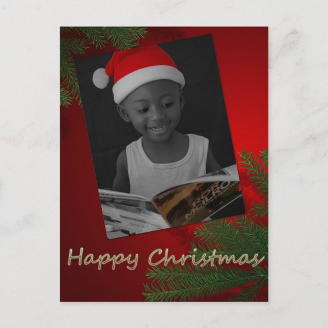 Cartão Postal De Festividades Código Postal Júnior do Natal (Frente)