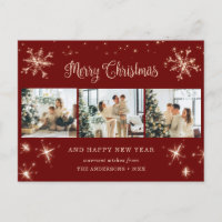 Colagem de Fotos Red Snowflake 3