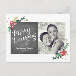 Cartão Postal De Festividades Coleção Festiva de Folhagem