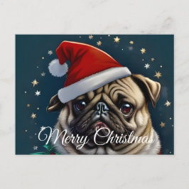 Cartão Postal De Festividades Coleção Puggy Claus