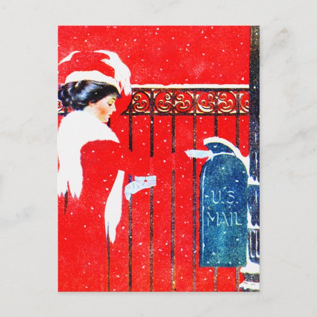 Cartão Postal De Festividades Coles Phillip's Victorian Christmas (Frente)