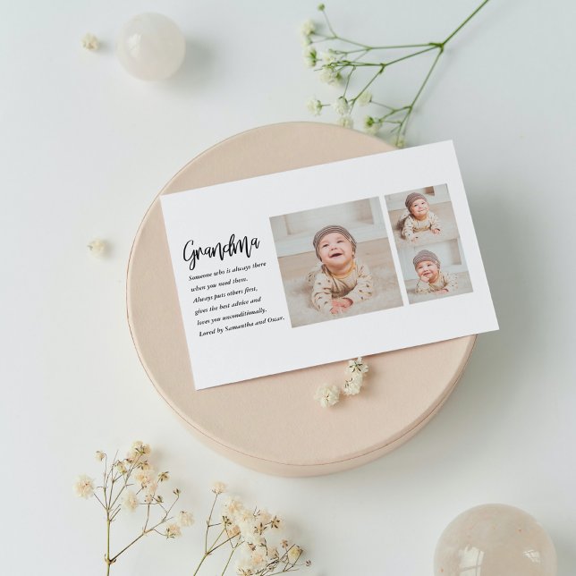 Cartão Postal De Festividades Collage Photo & Best Avó Ever Best Beaufeit (Criador carregado)