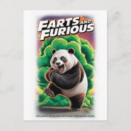 Cartão Postal De Festividades Colorful Parody Movie on a White