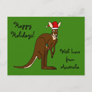Cartão Postal De Festividades Com amor pela Austrália