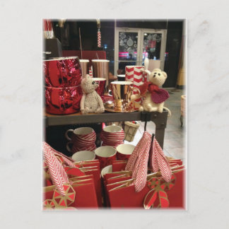 Cartão Postal De Festividades Compra do café de Franscious e de LennartChristmas