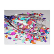 Confete & Taça de Champanhe Ano Novo