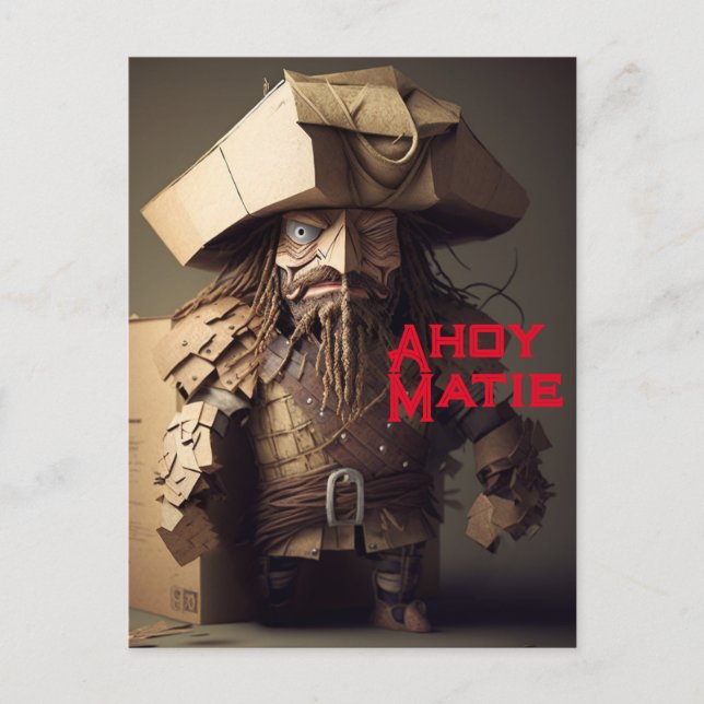 Cartão Postal De Festividades Converse como um Cartão-Postal para o Dia Pirata (Frente)