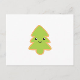 Cartão Postal De Festividades Cookie da árvore de Natal