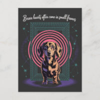 Corações Corajosos de Dachshund Freqüentemente Vêm