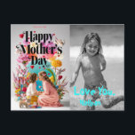 Cartão Postal De Festividades *~* Corações Foto do Dia de as mães Whimsical AP72<br><div class="desc">Cartão de dia de as mães - CARTÃO POSTAL / CARTÃO DE POSTO - Transferir para outros itens zazzle, se desejar. Alcance se precisar de ajuda. (Pesquise no código AP72 para localizar itens semelhantes ) Fontes, cores, etc. são facilmente alteradas na área de Design. * Desejos de Dia de as...</div>
