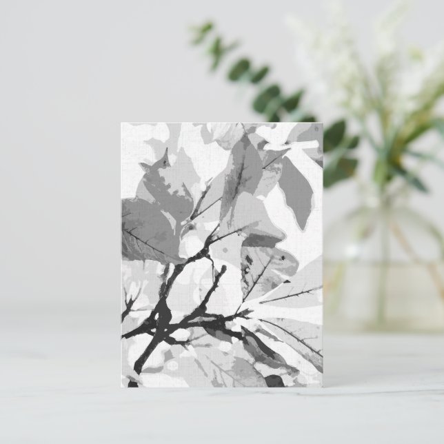 Cartão Postal De Festividades Cores do outono, folhas 2 (Em pé/Frente)