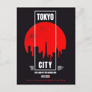 Cartão Postal De Festividades Coroa de Neon de Tóquio: Tokyo Tower no Coração 20