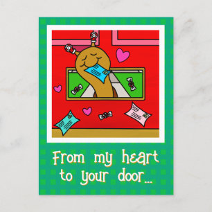 Cartão Postal De Festividades Correio de Natal de Caracol