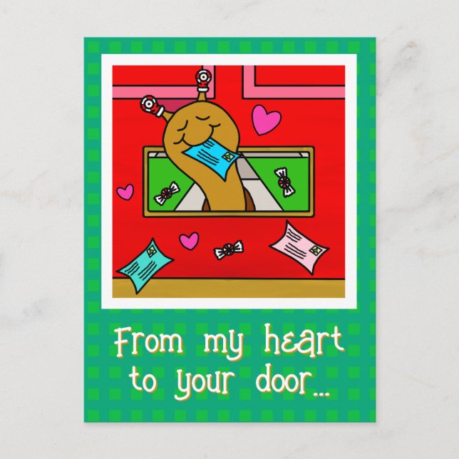 Cartão Postal De Festividades Correio de Natal de Caracol (Frente)