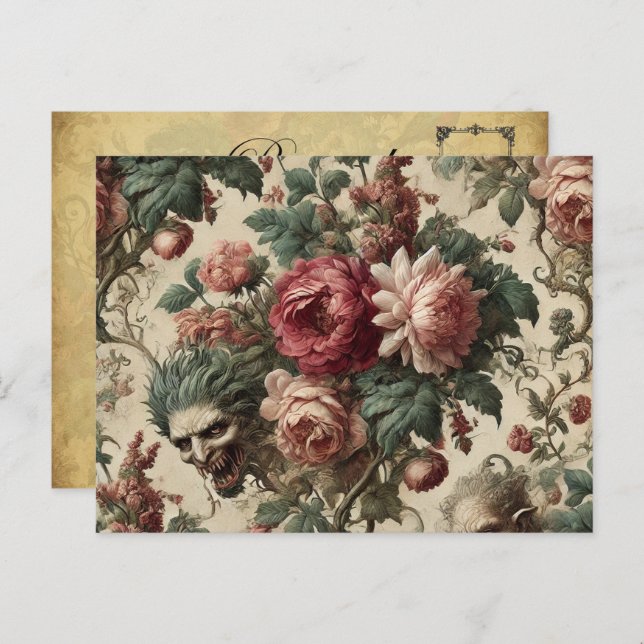 Cartão Postal De Festividades Couriers Goblin - Vitoriano Gótico (Frente/Verso)