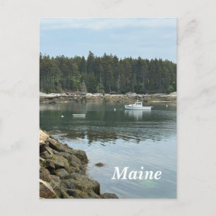 Cartão Postal De Festividades Cove no Maine