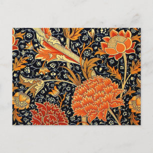 Cartão Postal De Festividades Cray por William Morris