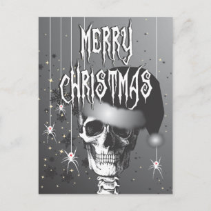 Cartão Postal De Festividades Creepy Christmas
