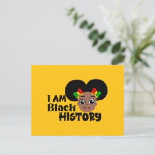Cartão Postal De Festividades Crianças História Negra Mês