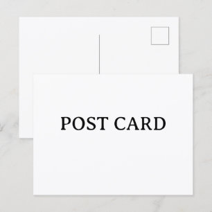 Cartão Postal De Festividades Crie Seu Próprio Design Simples Personalizado