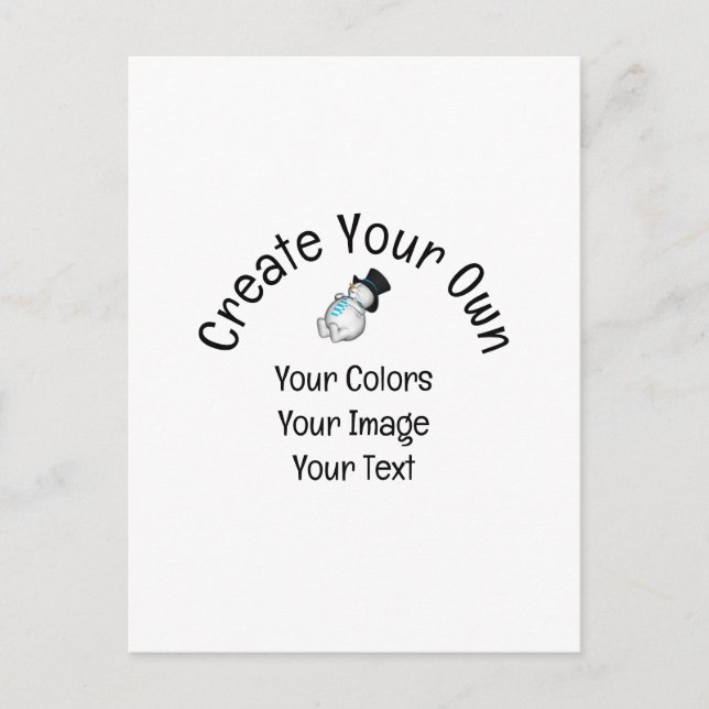 Cartão Postal De Festividades Crie seu próprio personalizado (Frente)