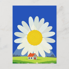 Cartão Postal De Festividades Crisântemo