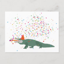 Crocodilo de Alligador - Animais com Festa