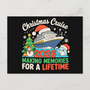 Cartão Postal De Festividades Cruzeiro de Natal 2026 Criando Memórias Para a Vid
