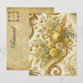 Cartão Postal De Festividades Culpa do Dourado - Vitoriano Gótico