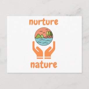 Cartão Postal De Festividades Cultivo da natureza, citações de vida 