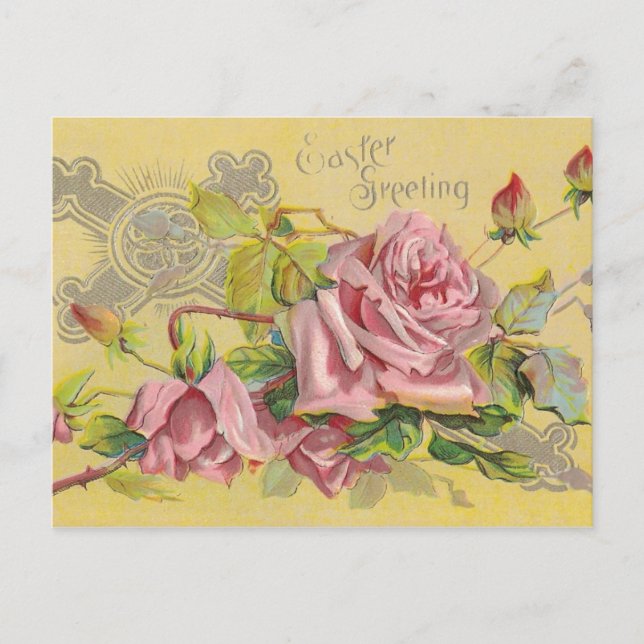 Cartão Postal De Festividades Cumprimento da páscoa! (Frente)