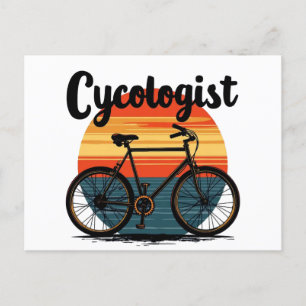 Cartão Postal De Festividades Cycologista: Energetic Biker Tee - for Cycling