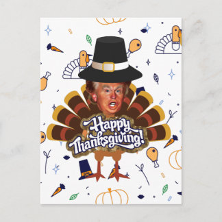 Cartão Postal De Festividades da "peru do trunfo acção de graças