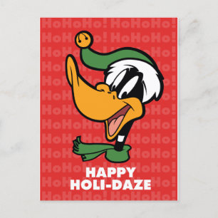 Cartão Postal De Festividades DAFFY DUCK™ "Happy Holi-Daze"