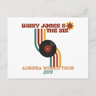Cartão Postal De Festividades Daisy Jones Os Seis