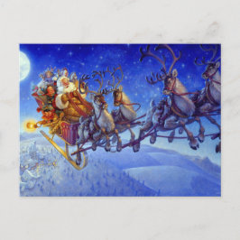 Cartão Postal De Festividades Dash Afastem-Se Durante Todo O Natal
