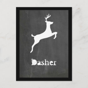 Cartão Postal De Festividades Dasher