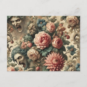 Cartão Postal De Festividades De Fang & Flourish - Vitoriano Gótico