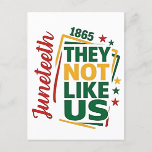 Cartão Postal De Festividades Décima Junta Não Gostam Da História Negra De 1865