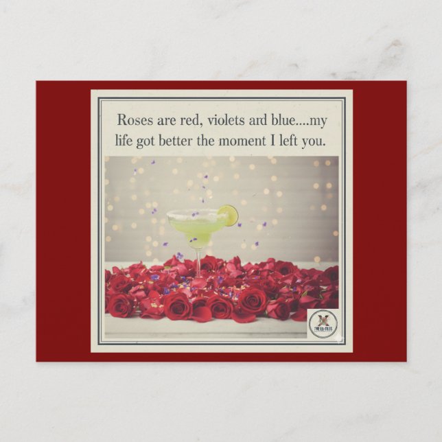 Cartão Postal De Festividades Deixou você (Frente)