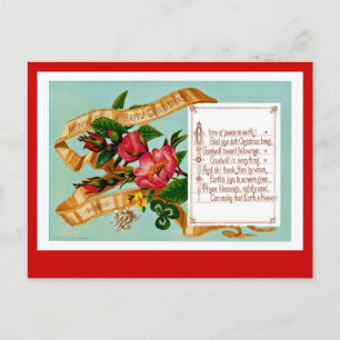 Cartão Postal De Festividades Desejo-te um Feliz Natal