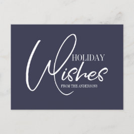 Cartão Postal De Festividades Desejos de Férias Cartão de Natal