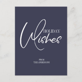 Cartão Postal De Festividades Desejos de Férias Cartão de Natal