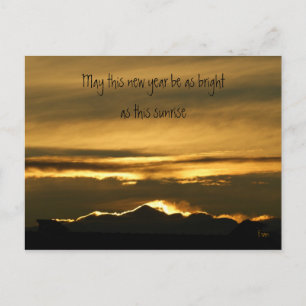 Cartão Postal De Festividades desejos do ano novo