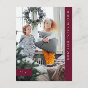 Cartão Postal De Festividades Desejos Festivos Foto Moderna