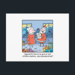 Cartão Postal De Festividades Desenhos animados Santa do Natal boas e lista má<br><div class="desc">Uns grandes desenhos animados do Natal sobre Santa boas e as crianças más alistam. Aparentemente não há nenhuns bom e mau entendidos mal anymore somente!</div>