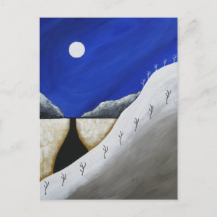 Cartão Postal De Festividades Deserto de Natal arizona Sudoeste do Cactus