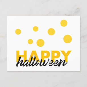 Cartão Postal De Festividades Design de Feliz Halloween moderno e divertido